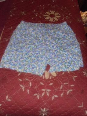 Blue Floral Women's Sleep Shorts